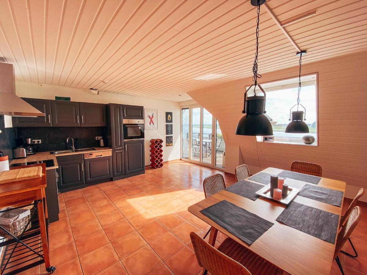 Rheinloft 3 - Grosse Giebelwohnung Mit Dachterrassen An Der Rheinpromenade Emmerich Extérieur photo
