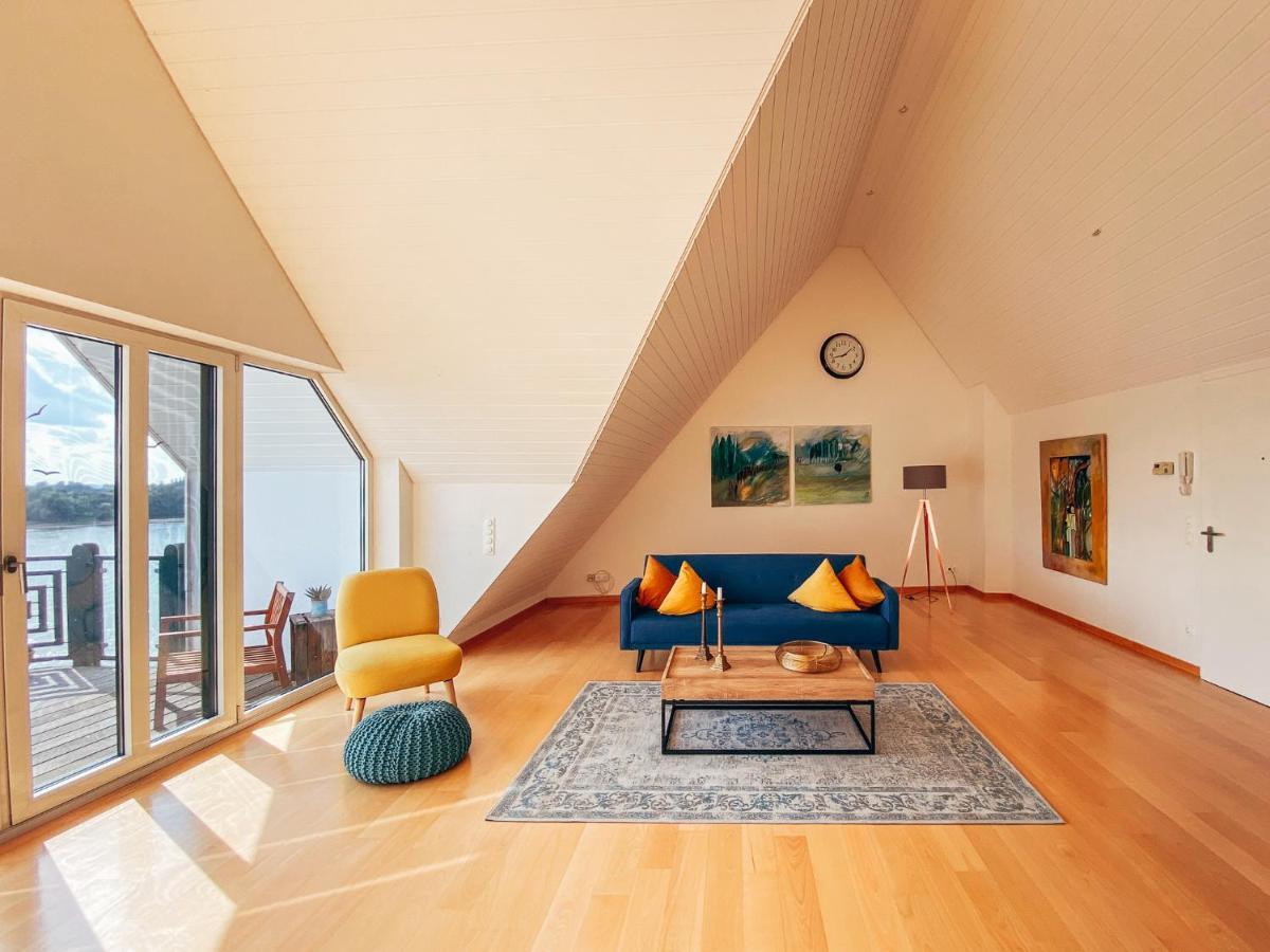 Rheinloft 3 - Grosse Giebelwohnung Mit Dachterrassen An Der Rheinpromenade Emmerich Extérieur photo