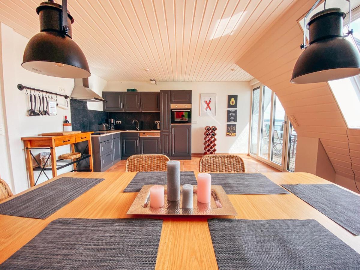 Rheinloft 3 - Grosse Giebelwohnung Mit Dachterrassen An Der Rheinpromenade Emmerich Extérieur photo